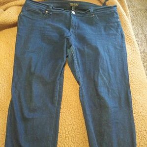 Forever 21+ navy blue skinny jeans